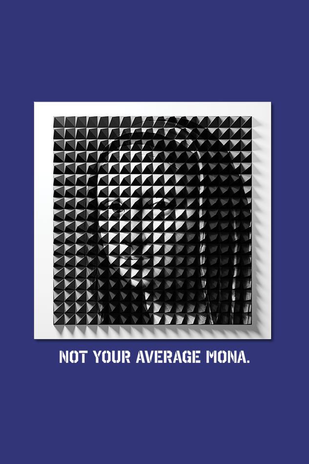 Not Your Average Mona (White Text) - Classic Oversized T-Shirt