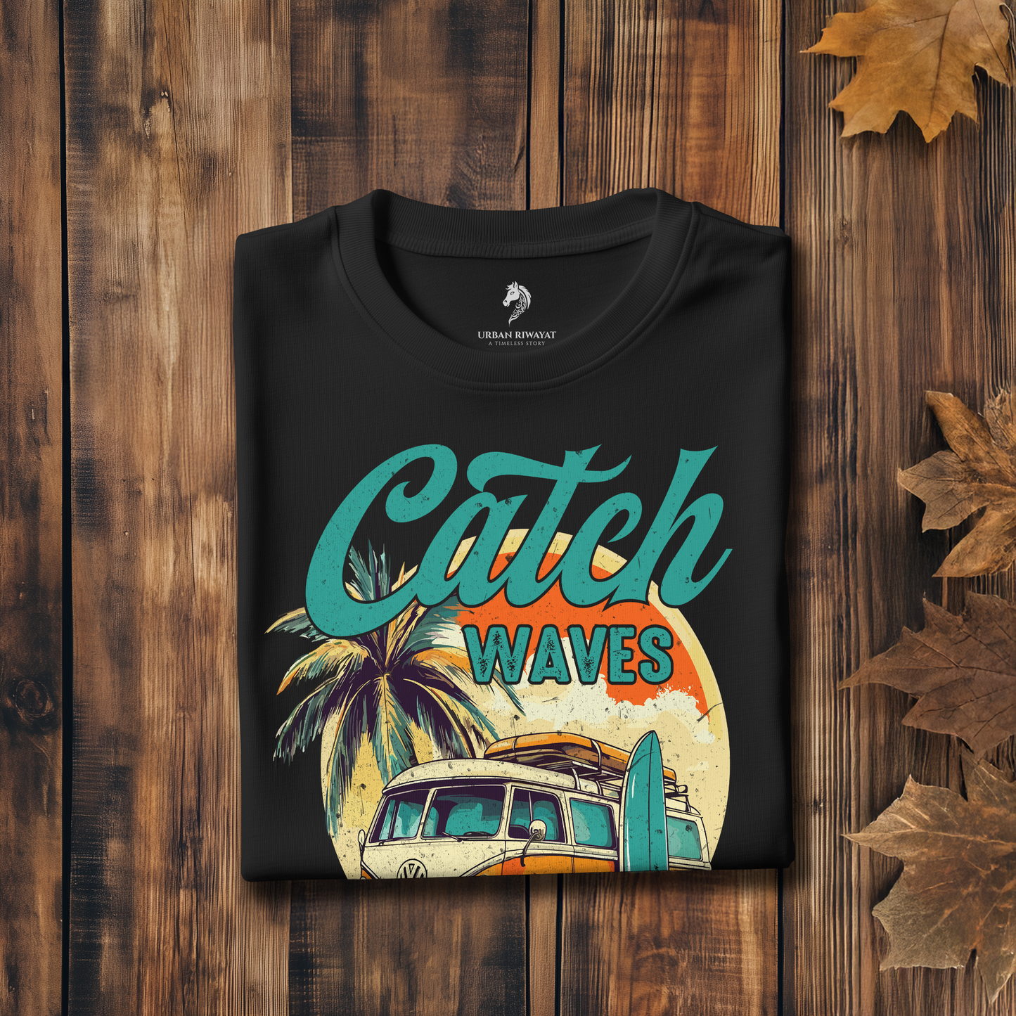 Catch Waves - Classic Cotton T-shirt