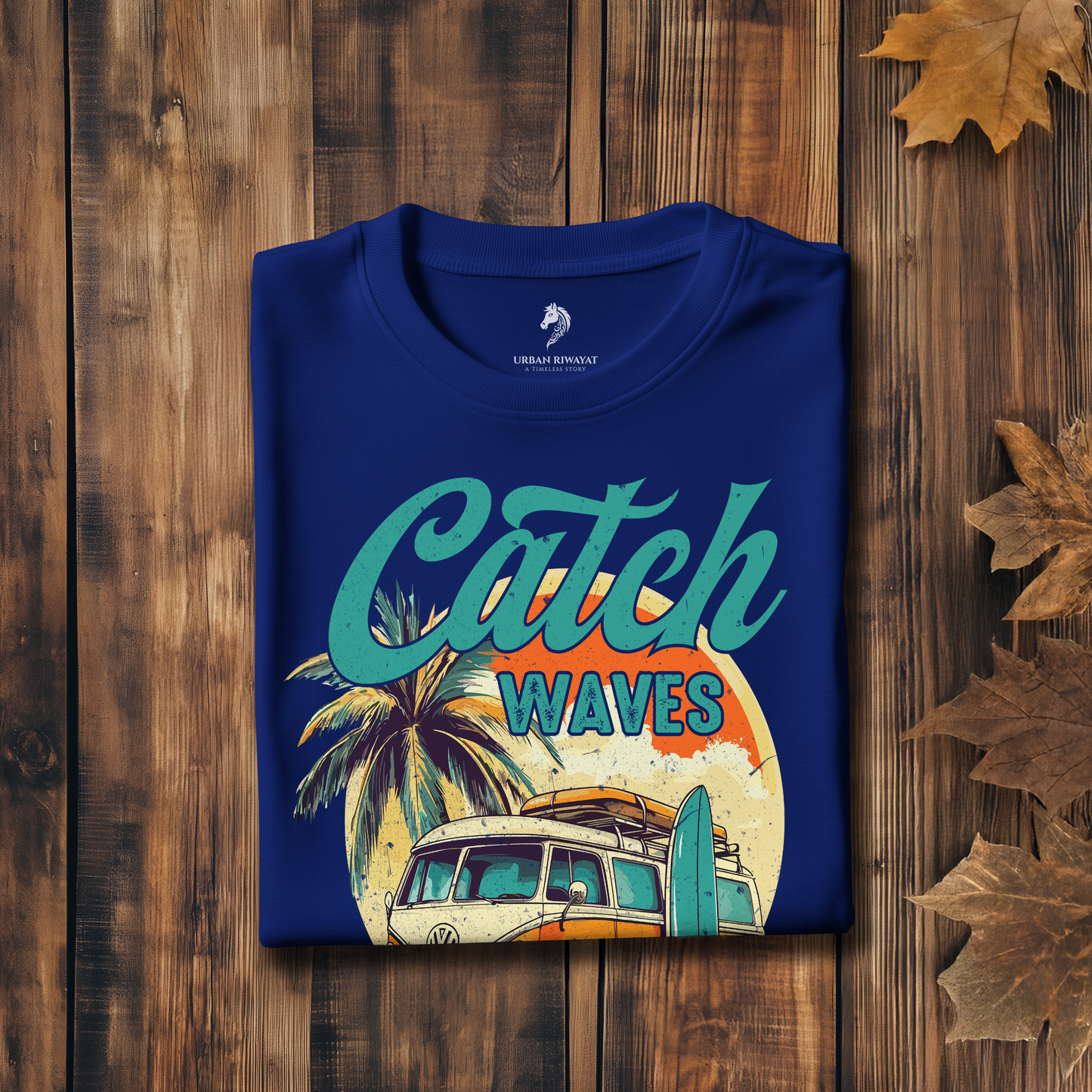 Catch Waves - Classic Cotton T-shirt