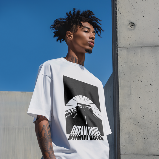 Dream Drive - Classic Oversized Cotton T-Shirt