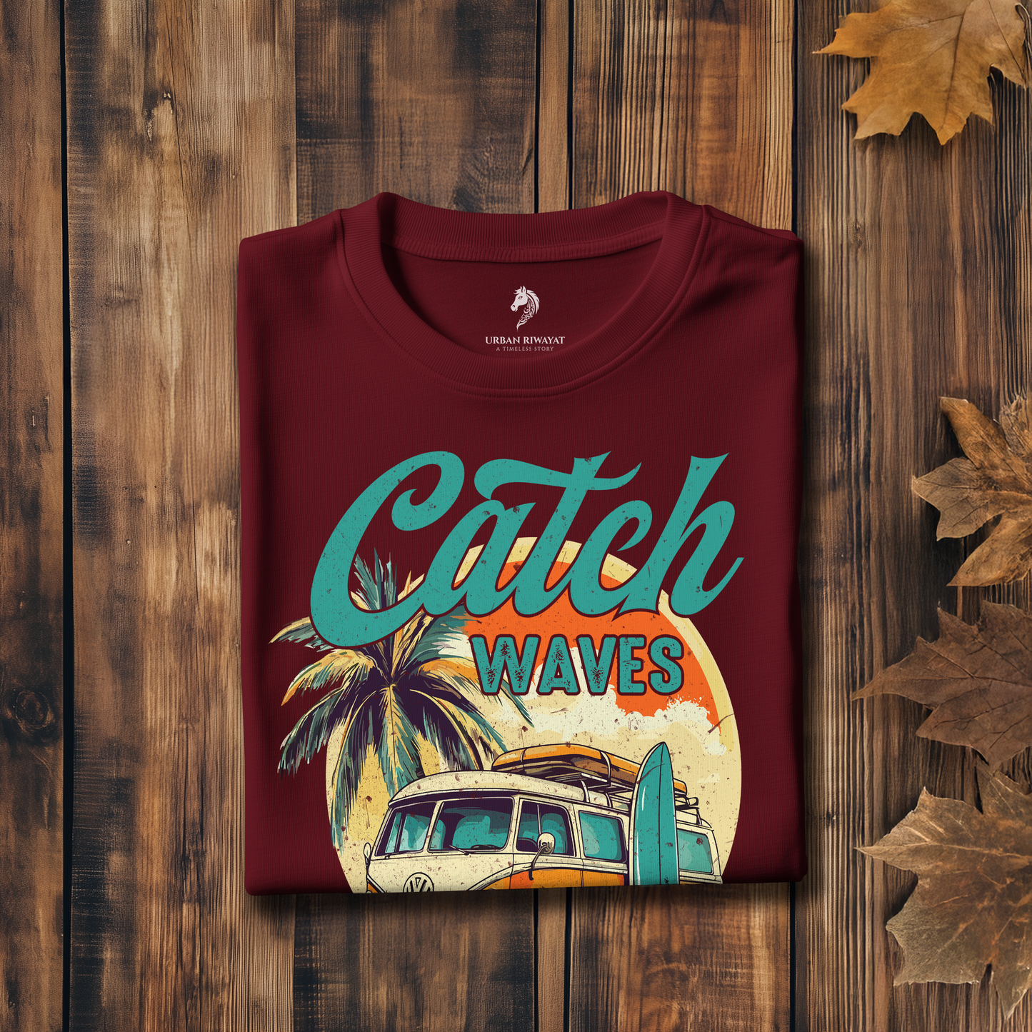 Catch Waves - Classic Cotton T-shirt