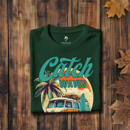 Catch Waves - Classic Cotton T-shirt