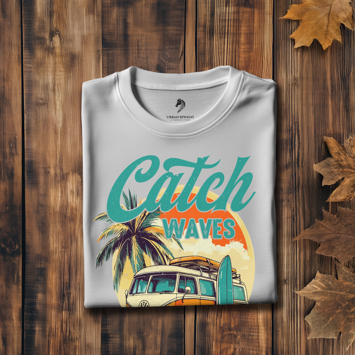 Catch Waves - Classic Cotton T-shirt
