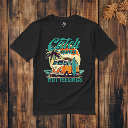 Catch Waves - Classic Cotton T-shirt