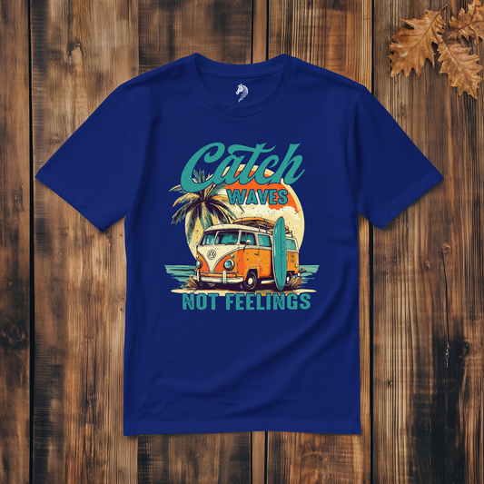 Catch Waves - Classic Cotton T-shirt