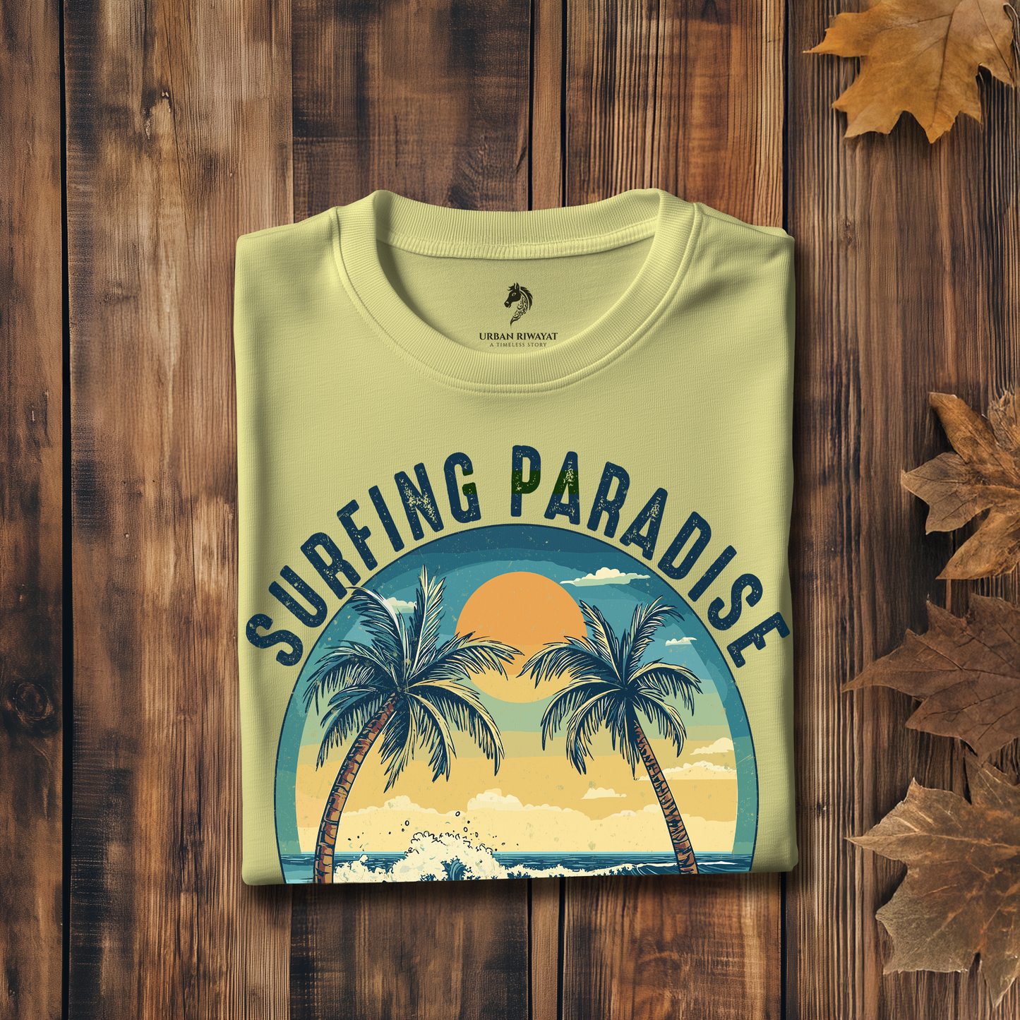 Surfing Paradise - Classic Cotton T-shirt
