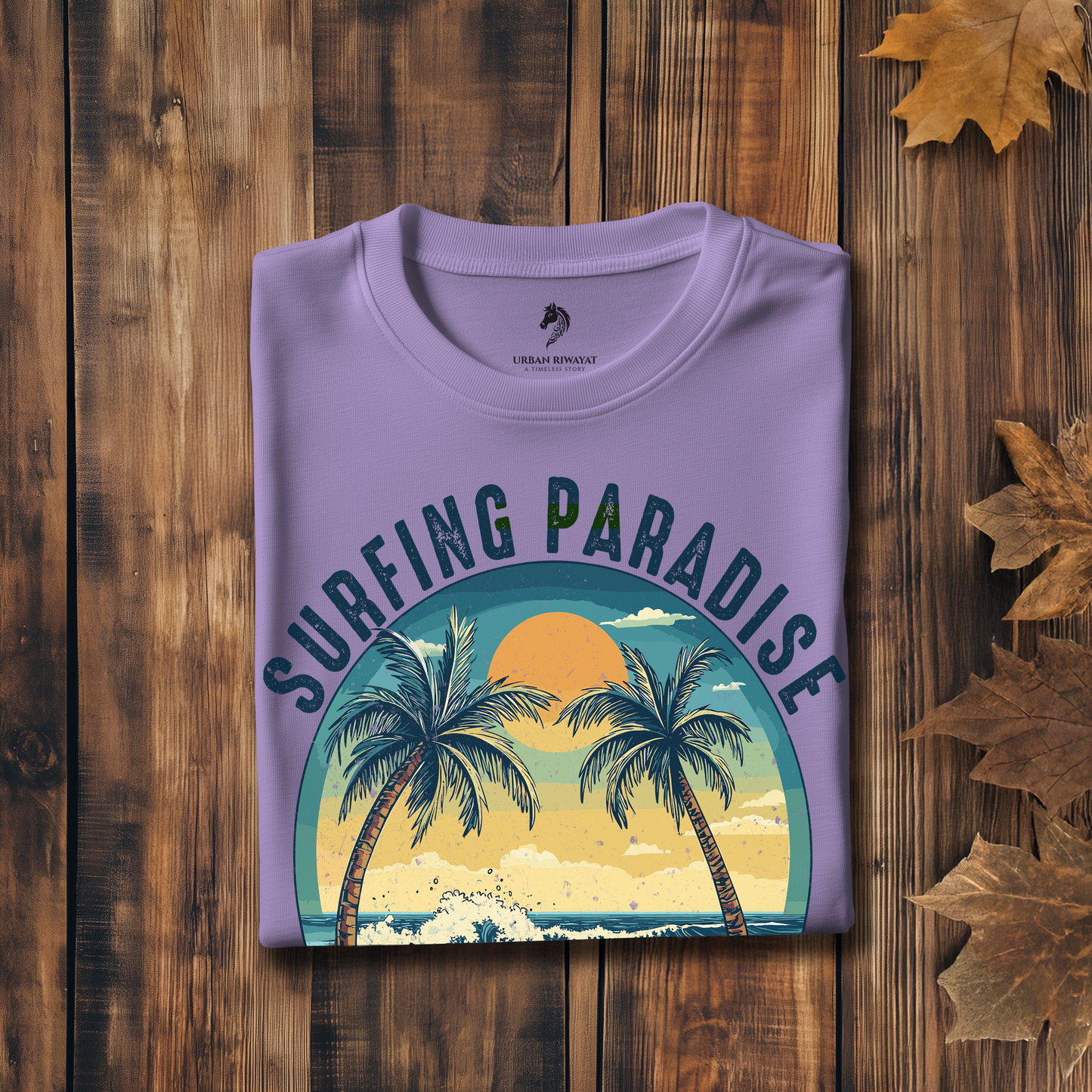 Surfing Paradise - Classic Cotton T-shirt