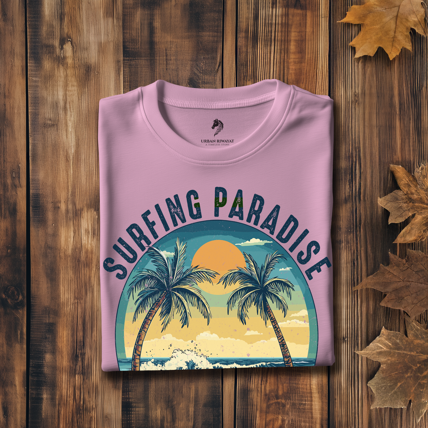 Surfing Paradise - Classic Cotton T-shirt