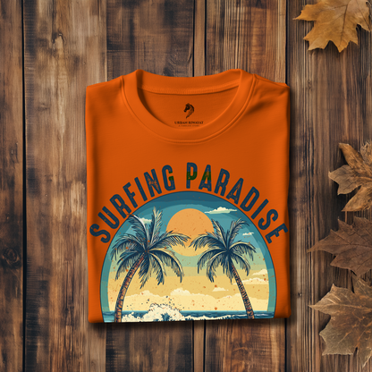 Surfing Paradise - Classic Cotton T-shirt