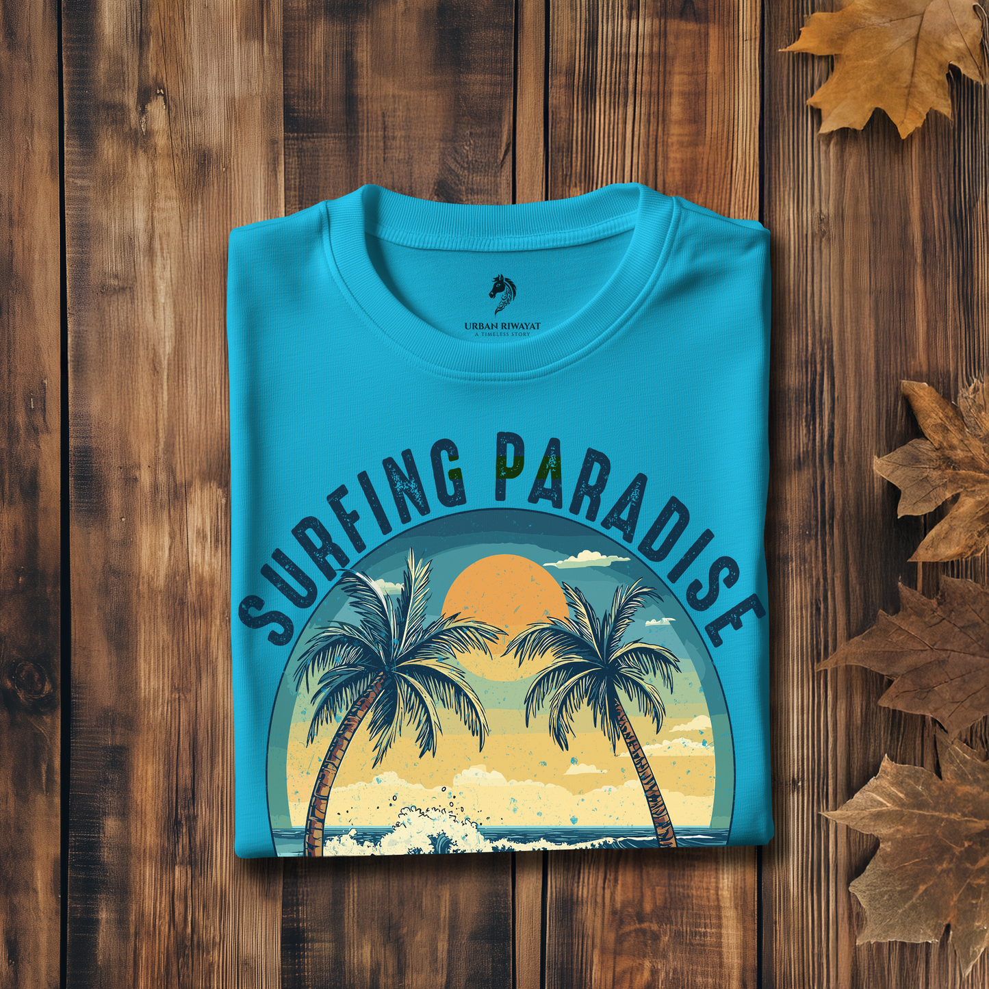 Surfing Paradise - Classic Cotton T-shirt