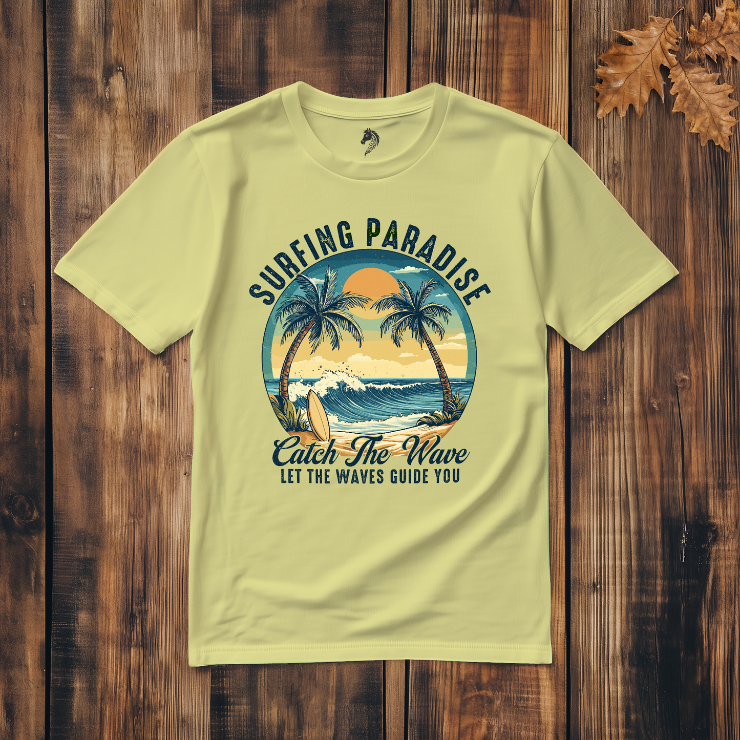 Surfing Paradise - Classic Cotton T-shirt