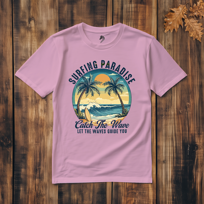 Surfing Paradise - Classic Cotton T-shirt