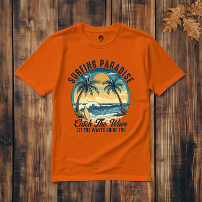 Surfing Paradise - Classic Cotton T-shirt