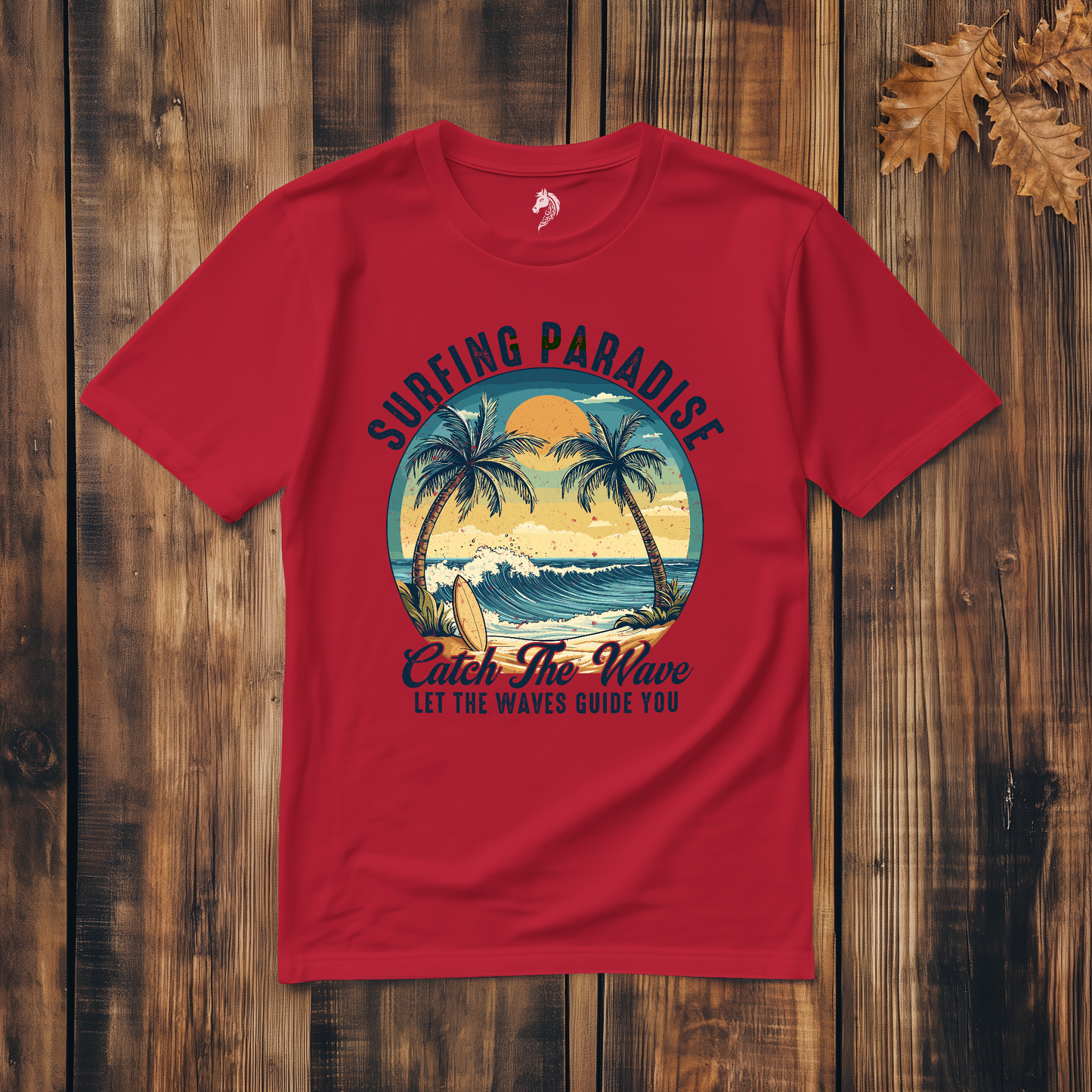 Surfing Paradise - Classic Cotton T-shirt