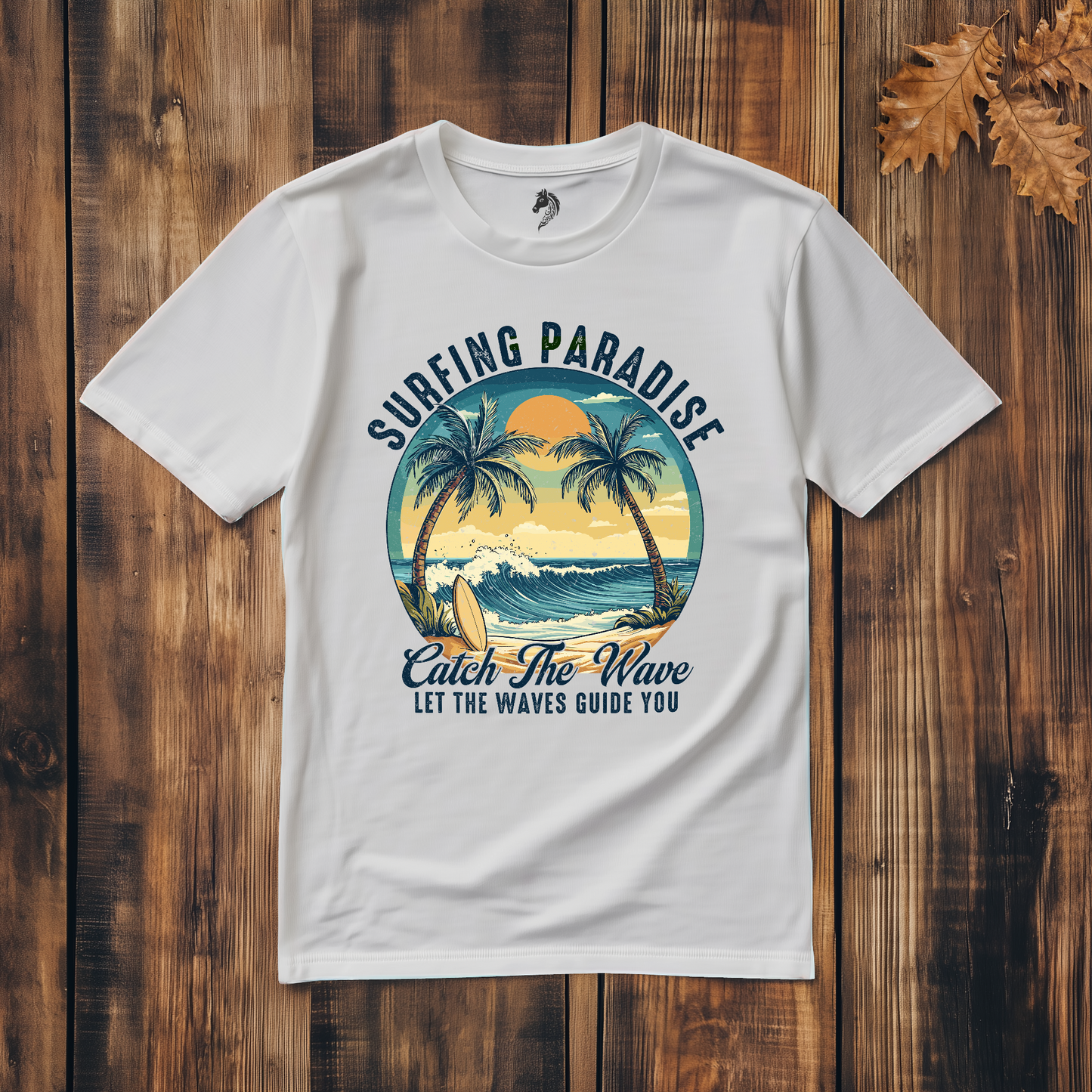 Surfing Paradise - Classic Cotton T-shirt