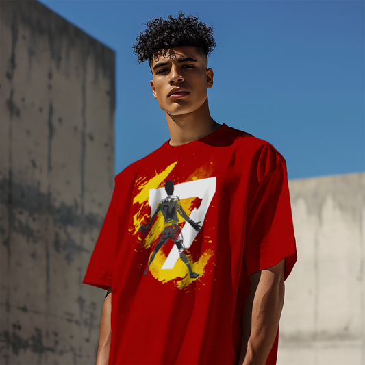CR7 - Classic Oversized Cotton T-Shirt