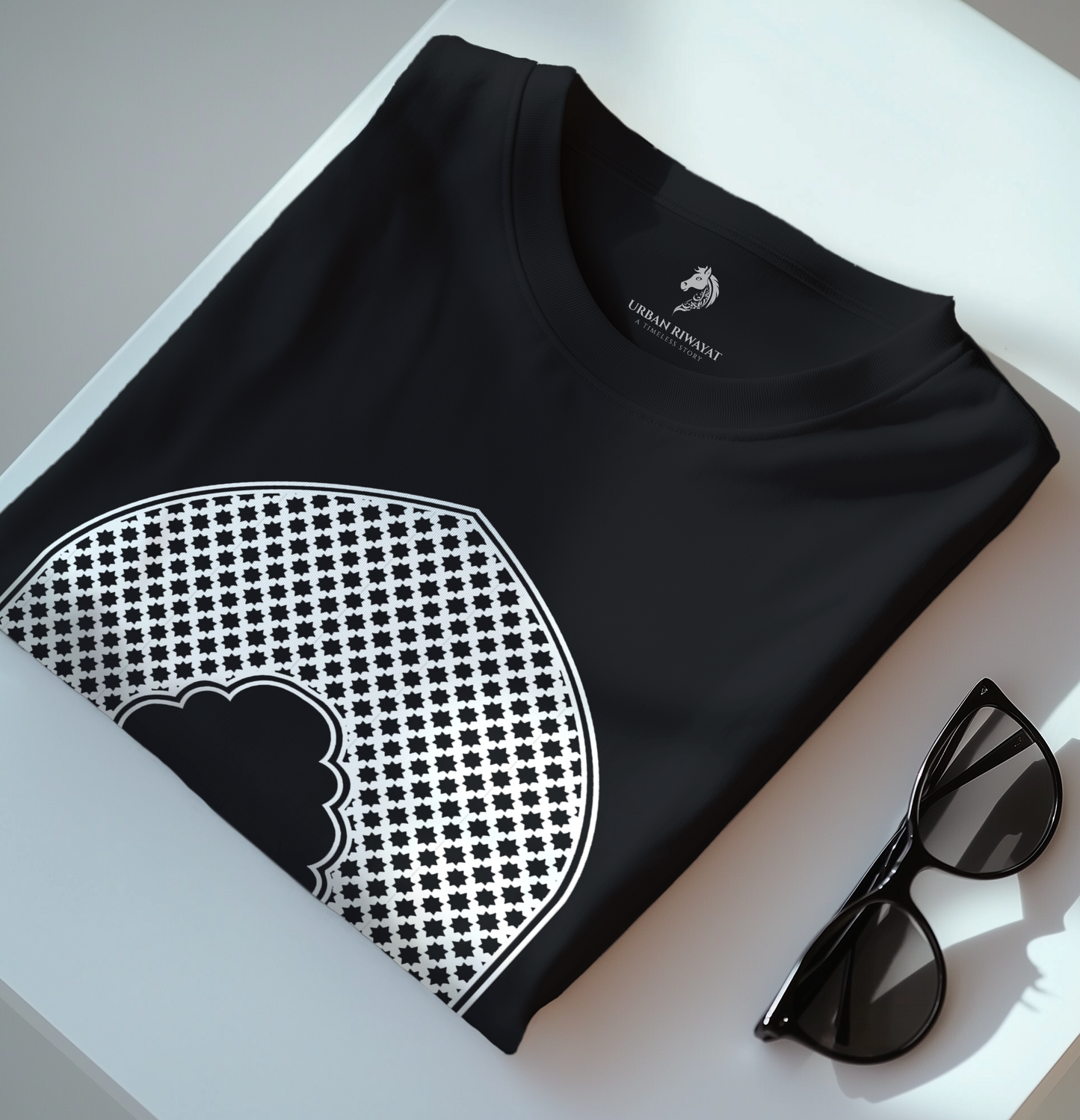 Arc of Faith, Patience, Gratitude - Classic Oversized Cotton T-Shirt